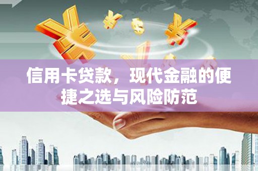 西市信用卡贷款，现代金融的便捷之选与风险防范