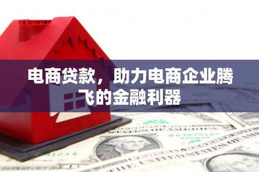 胶州电商贷款，助力电商企业腾飞的金融利器