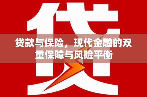 志丹贷款与保险，现代金融的双重保障与风险平衡