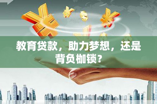 岳塘教育贷款，助力梦想，还是背负枷锁？