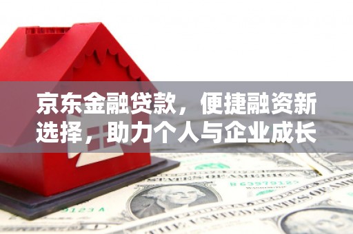 庄浪京东金融贷款，便捷融资新选择，助力个人与企业成长