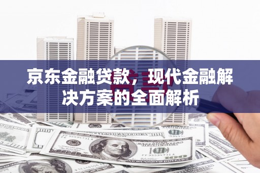 双溪京东金融贷款，现代金融解决方案的全面解析