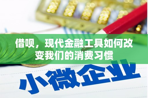 即墨借呗，现代金融工具如何改变我们的消费习惯