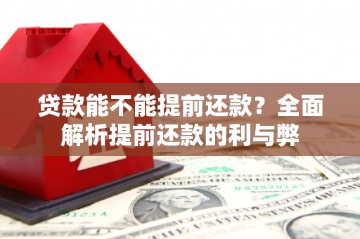 兴山贷款能不能提前还款？全面解析提前还款的利与弊