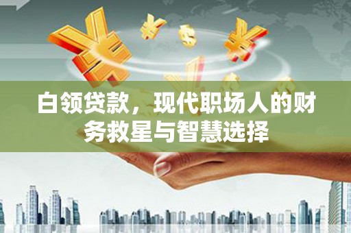 荔湾白领贷款，现代职场人的财务救星与智慧选择