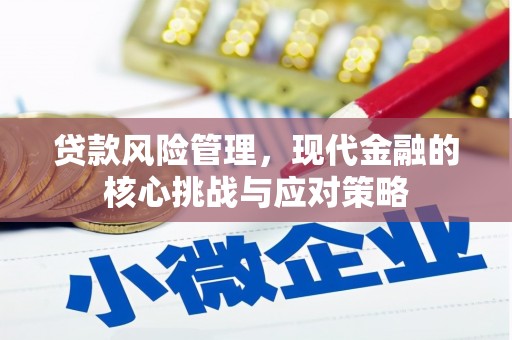 滦南贷款风险管理，现代金融的核心挑战与应对策略