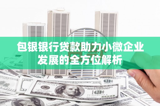 灵武包银银行贷款助力小微企业发展的全方位解析